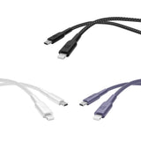 Powerology Braided PD 60W Type-C to Lightning Cable 1.2M