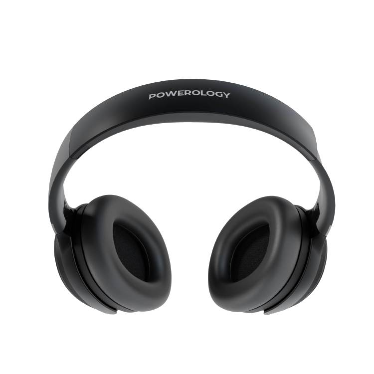 Powerology Over-Ear Noise Cancellation Headphones | HiFi Sound