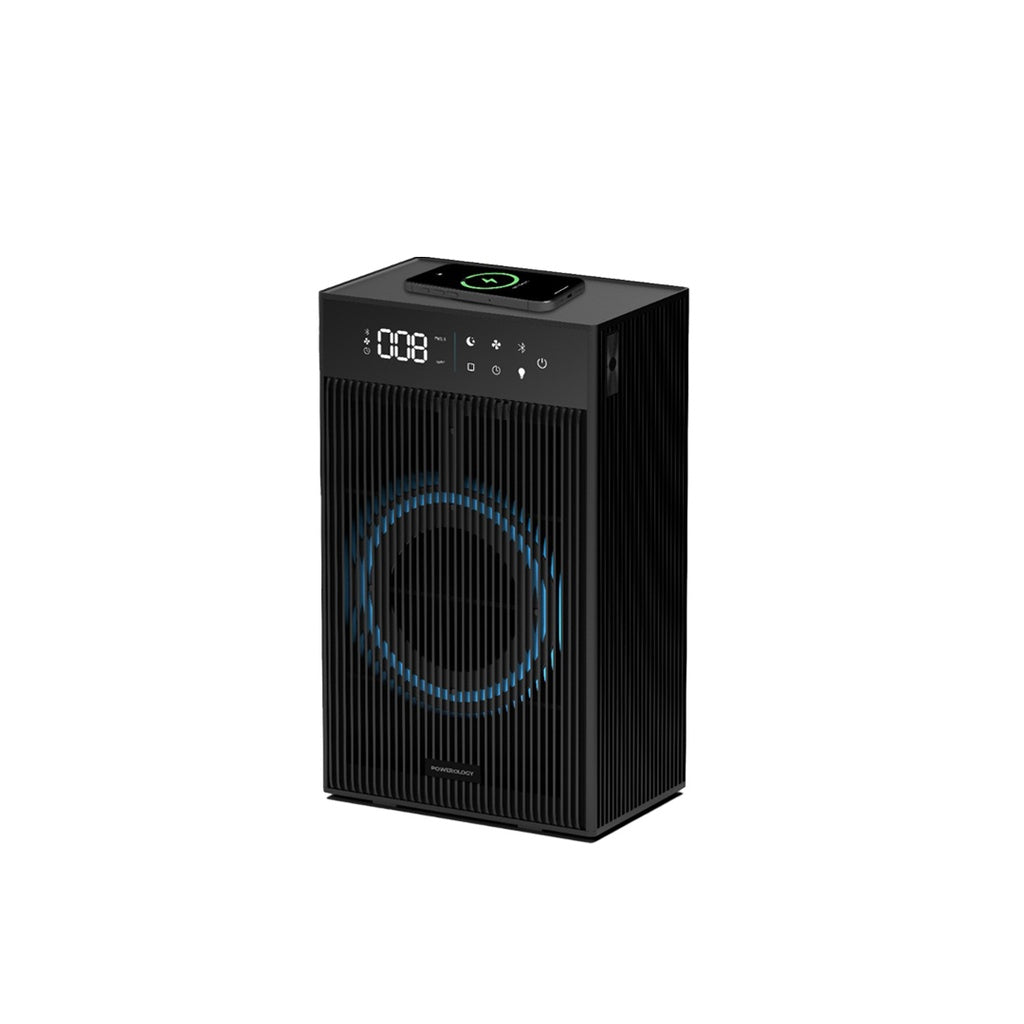 Powerology Smart Air Purifier – HEPA H11 & PM2.5 Sensor