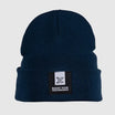 PATCH BEANIE Blue – Stylish Modern Winter Hat