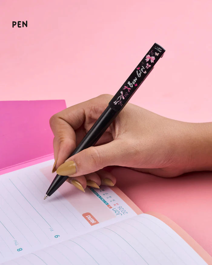 Mofkera Agenda Gift Set 2026 – Pink Bows