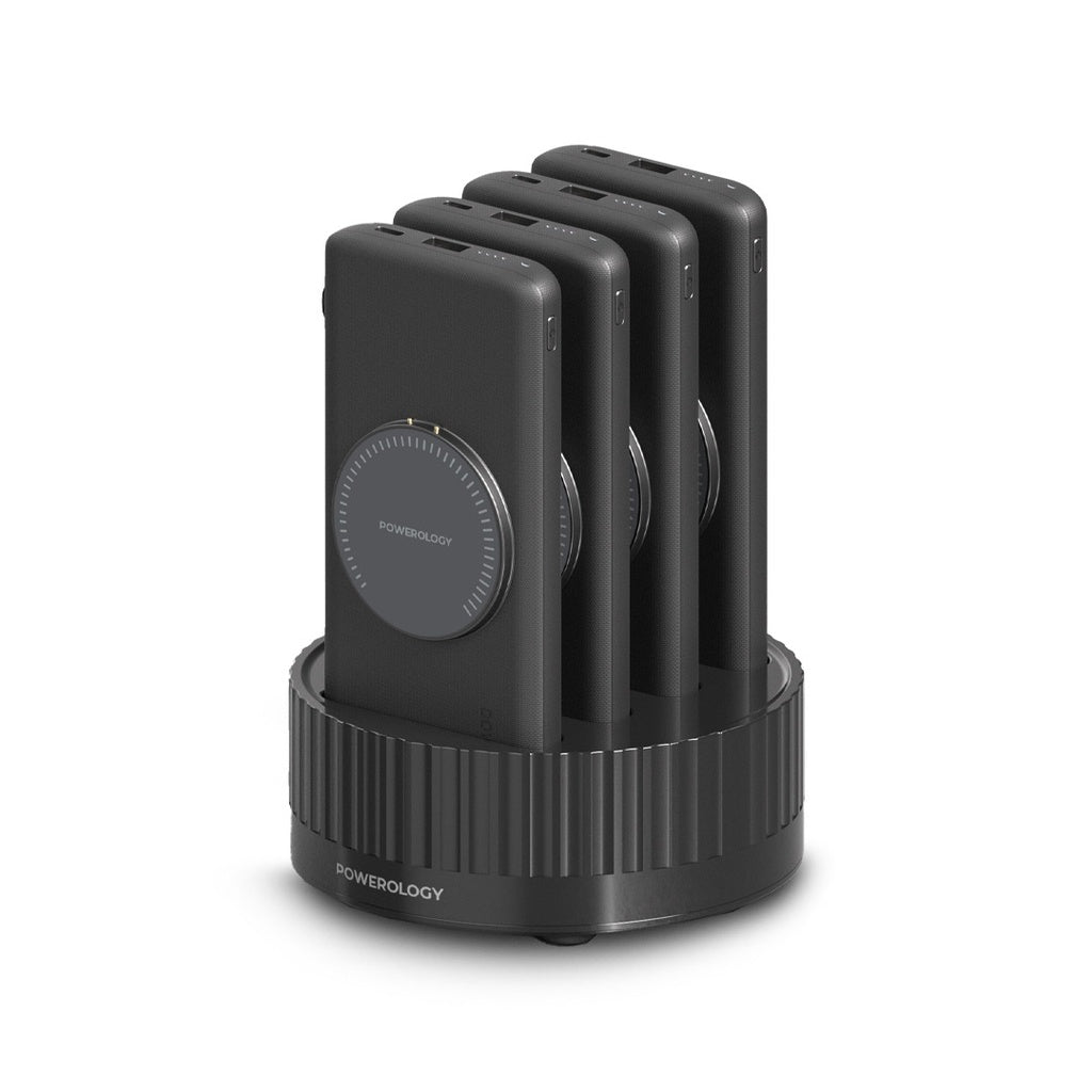 Powerology 4 in 1 Wireless Power Bank Station (10000mAh)