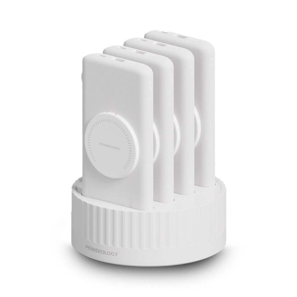 Powerology 4 in 1 Wireless Power Bank Station (10000mAh)