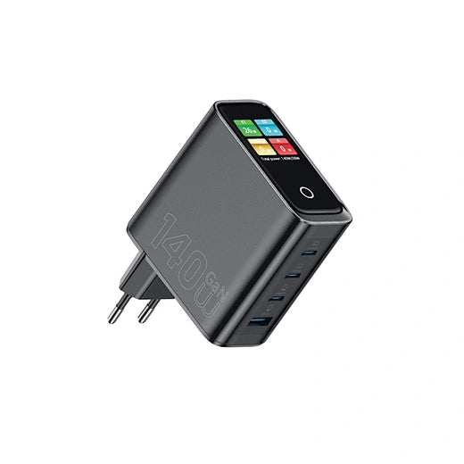 شاحن WiWU 140W GaN بعرض ذكي 3C1A سريع وآمن