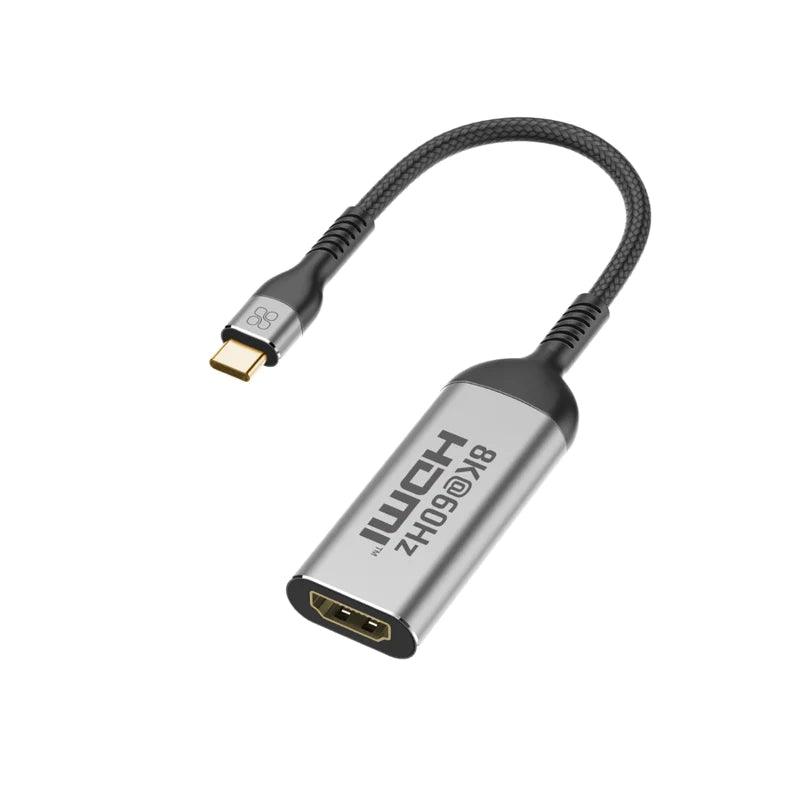 PROMATE CrystalClarity USB C to HDMI Adapter 8K@60Hz - Grey
