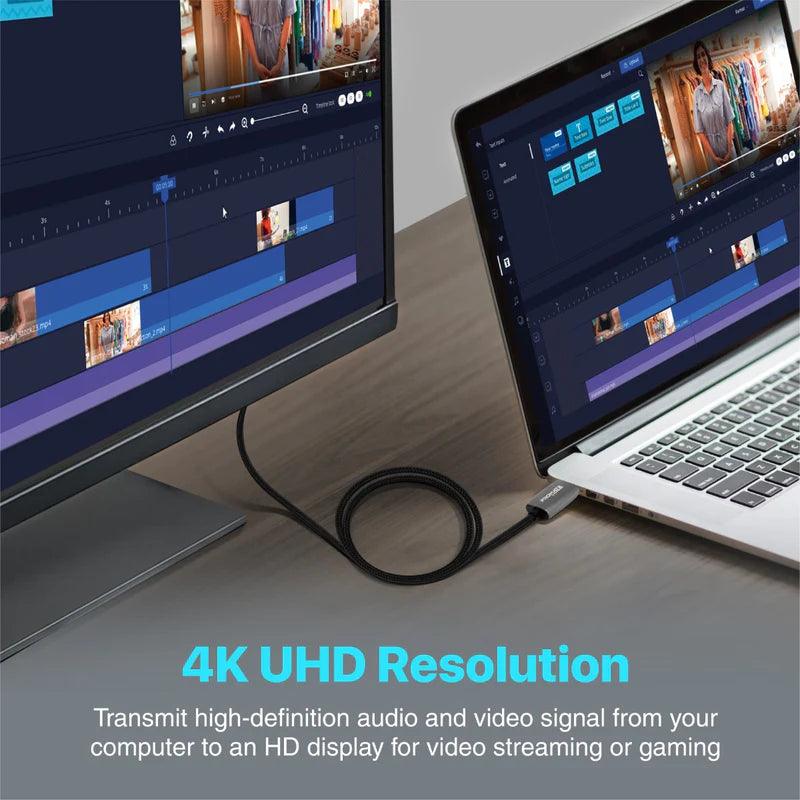 PROMATE DisplayPort to HDMI Cable 4K@60Hz Superior Quality