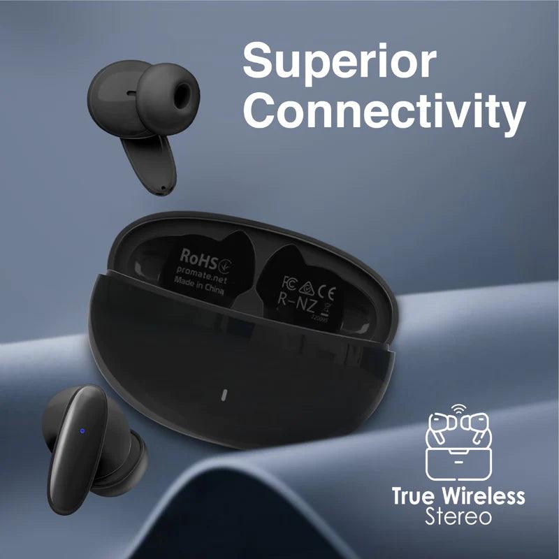 PROMATE Lush Acoustic TWS Earphones Sleek Design