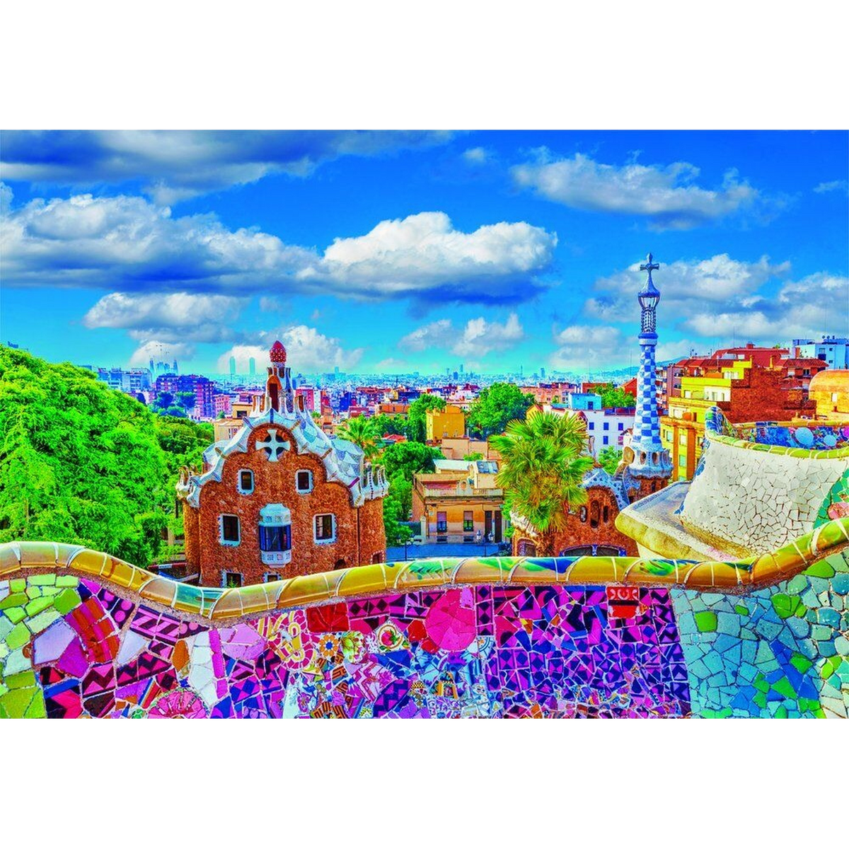 Clementoni Park Güell, Barcelona Jigsaw Puzzle – 1000 Pieces