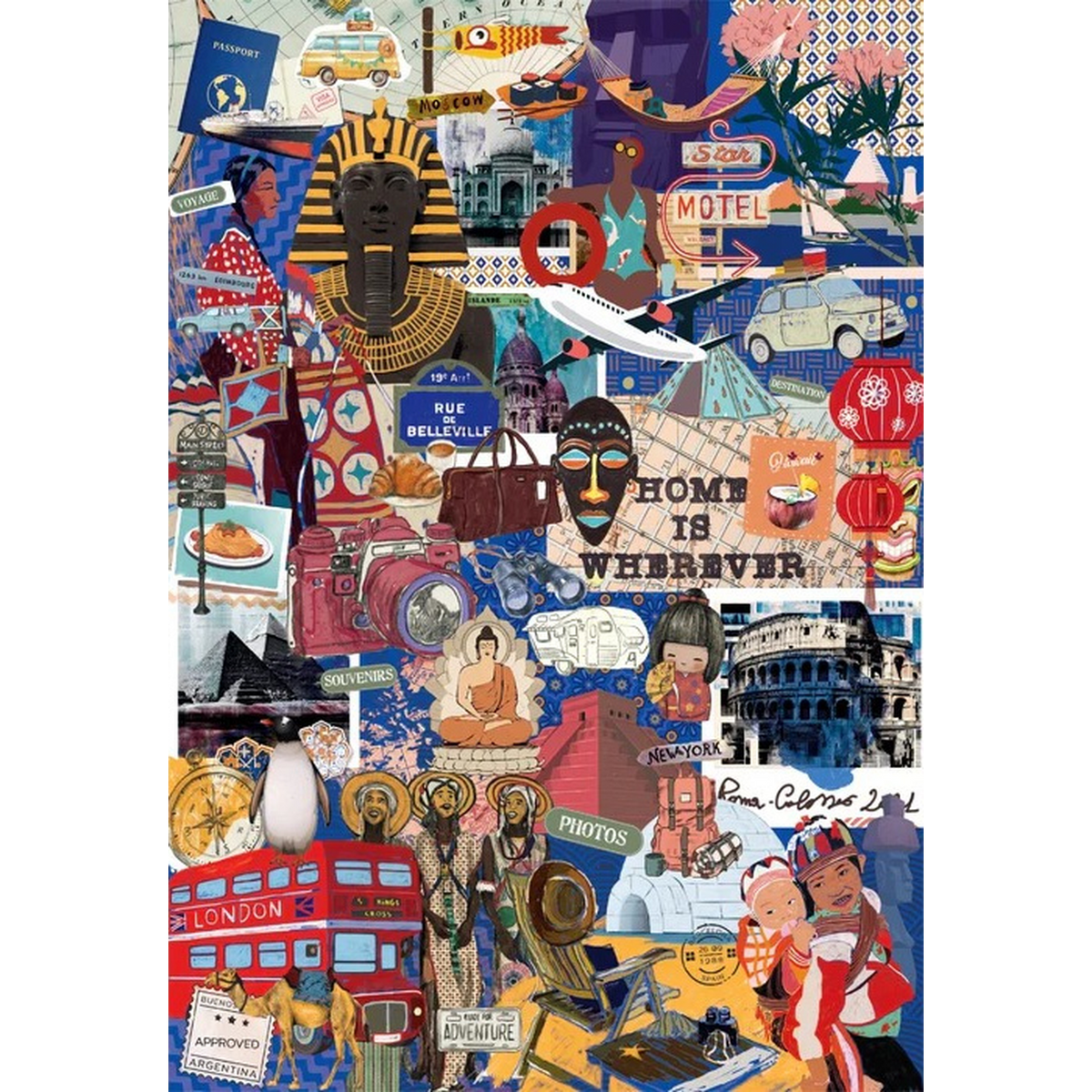 Clementoni More IS More – Travel-Cultures Jigsaw Puzzle – 1000 Pieces