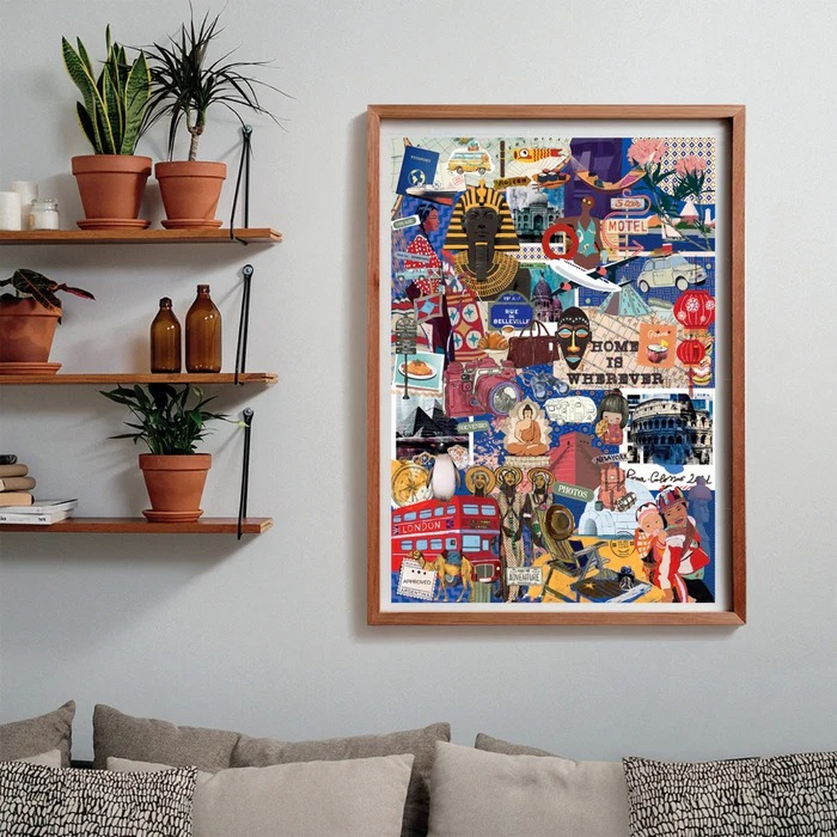 Clementoni More IS More – Travel-Cultures Jigsaw Puzzle – 1000 Pieces