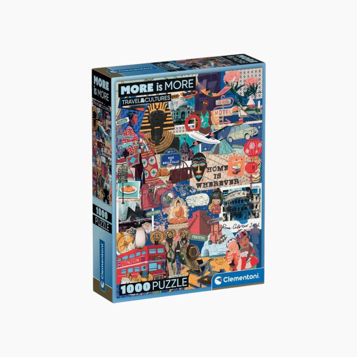 Clementoni More IS More – Travel-Cultures Jigsaw Puzzle – 1000 Pieces