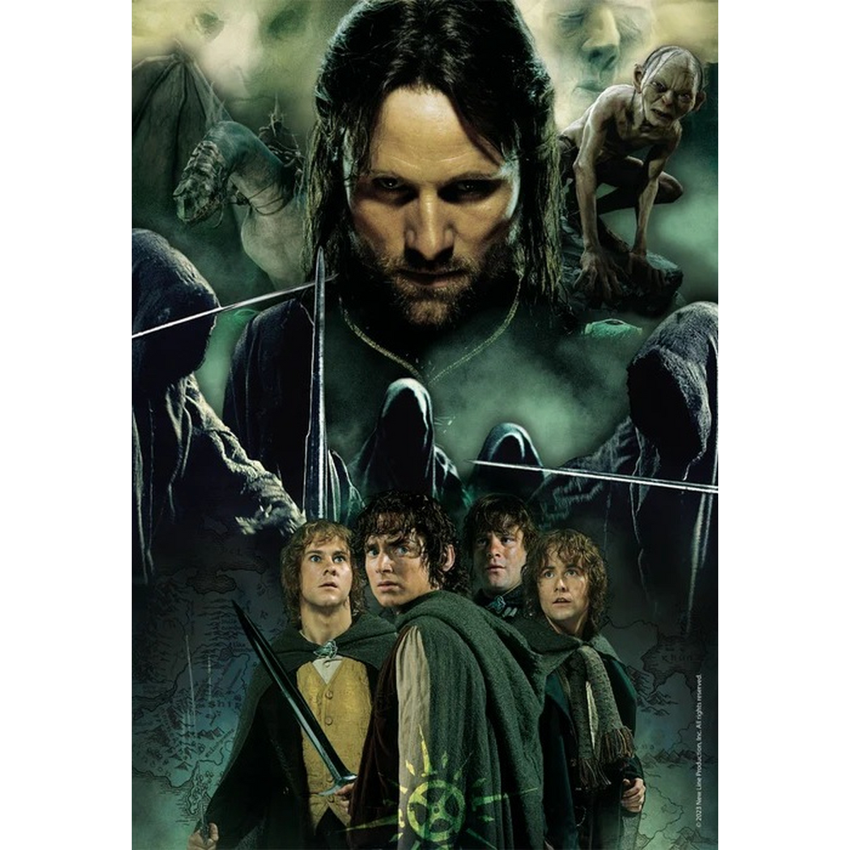 Clementoni The Lord of the Rings Comp Jigsaw Puzzle – 1000 Pieces