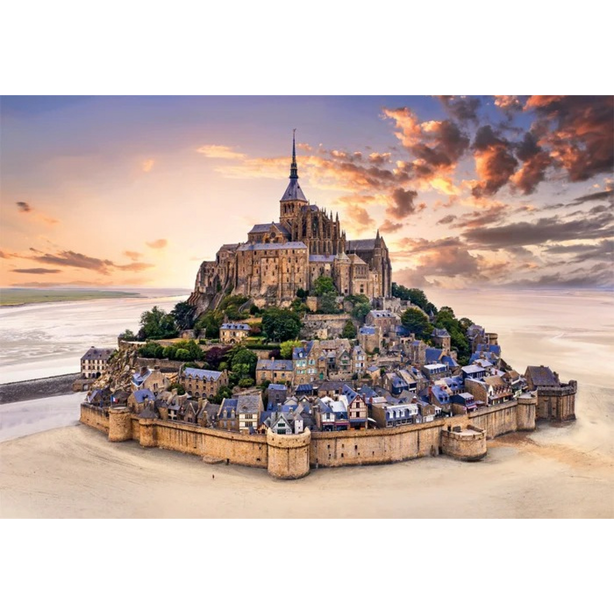 Clementoni The Mont Saint-Michel Risin Jigsaw Puzzle – 1500 Pieces