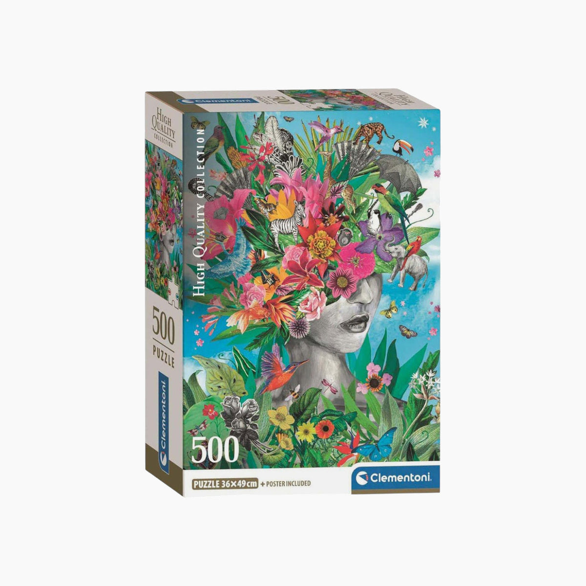 Clementoni Head in the Jungle B Jigsaw Puzzle – 500 Pieces