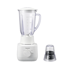 Panasonic MX-EX1081 Blender | 450W | 1.35L Glass Jar | PowerBlade | 2 Dry Mills | White