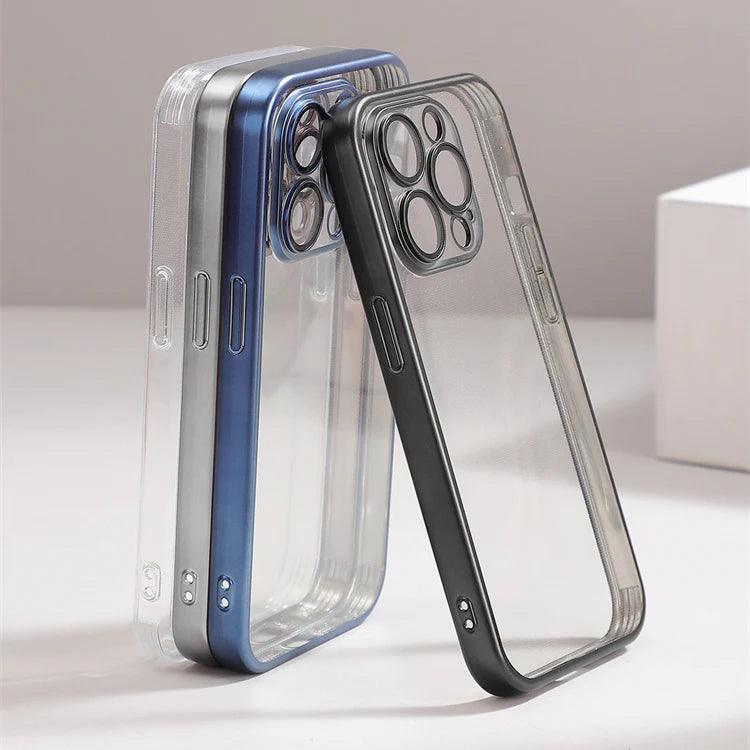 Plated TPU Case with Lens Protector for iP15