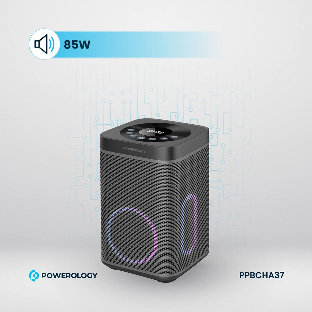 مولد طاقة محمول من باورولوجي بقوة 300 واط، 90000 مللي أمبير/ساعة، مع نظام صوت عالي الدقة