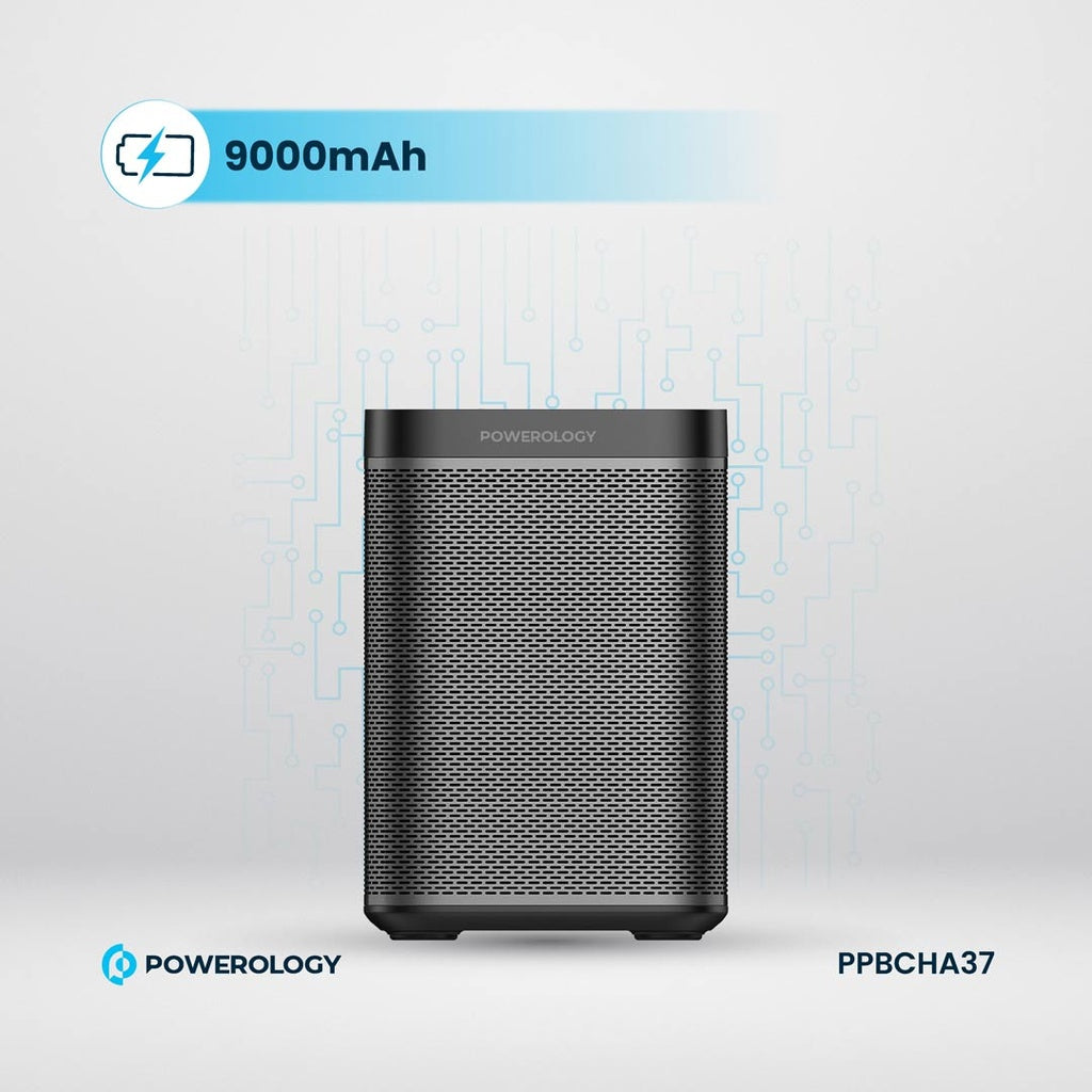 مولد طاقة محمول من باورولوجي بقوة 300 واط، 90000 مللي أمبير/ساعة، مع نظام صوت عالي الدقة