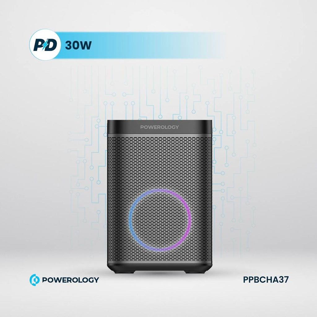 مولد طاقة محمول من باورولوجي بقوة 300 واط، 90000 مللي أمبير/ساعة، مع نظام صوت عالي الدقة