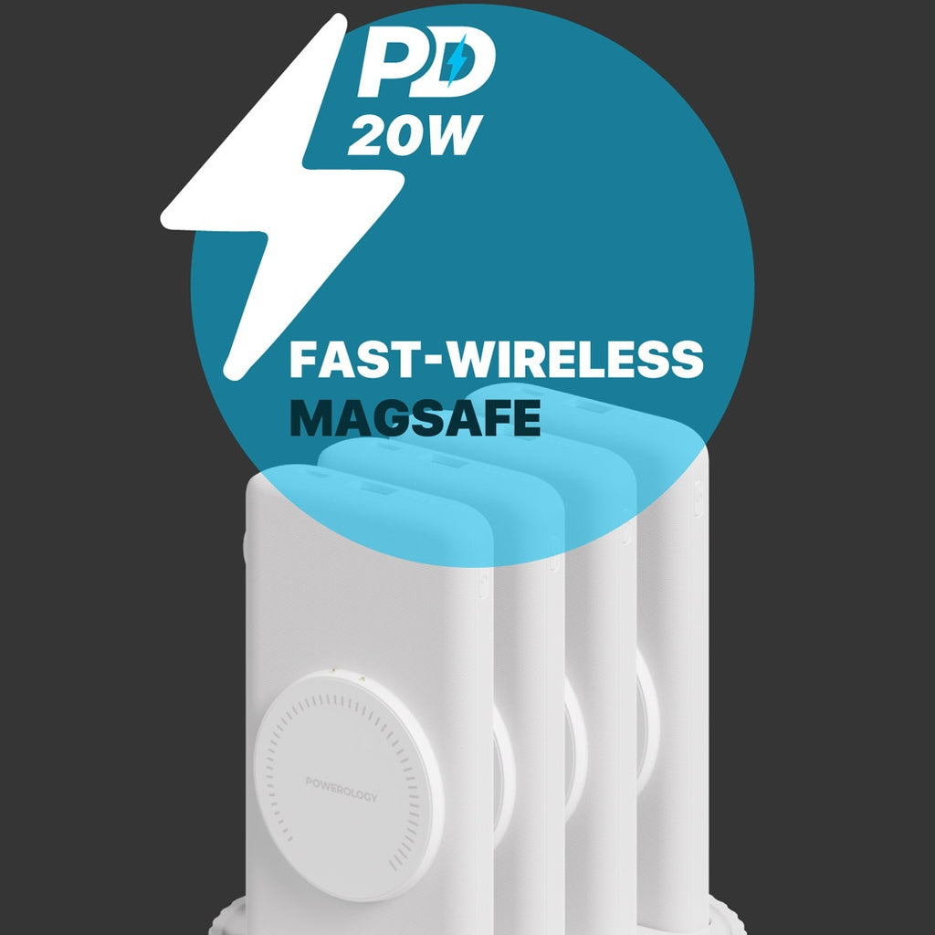 محطة باور لولوجي 4 في 1 لبنك الطاقة اللاسلكي (10000 مللي أمبير/ساعة)