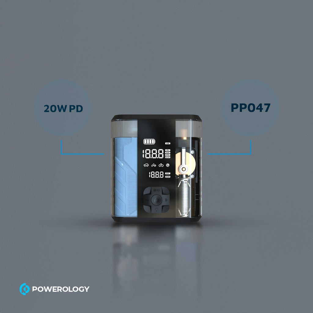 Powerology 8800mAh Jump Start Air Compressor