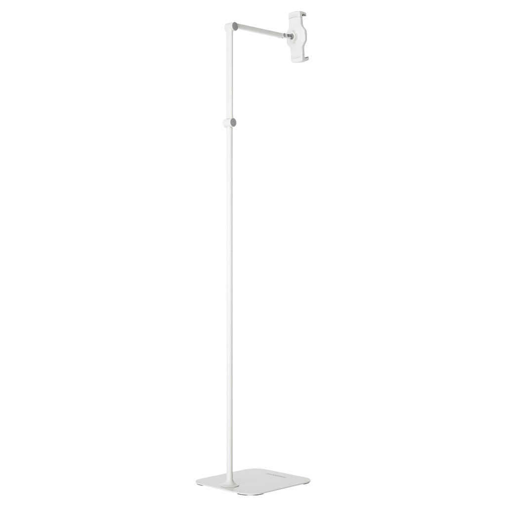 Powerology Floor Stand with Metal Base for Phone & Tablet – White