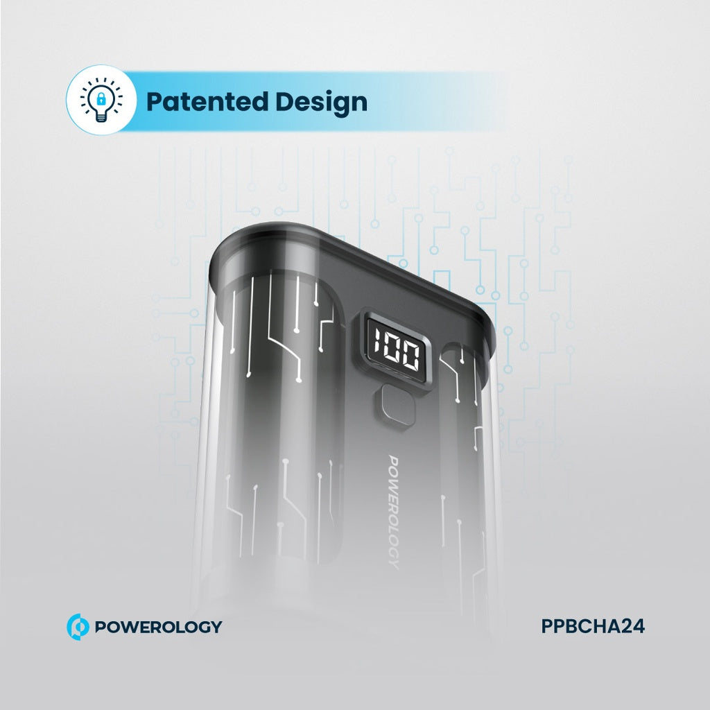 باور بانك Powerology Crystalline 10000mAh شحن سريع 35W