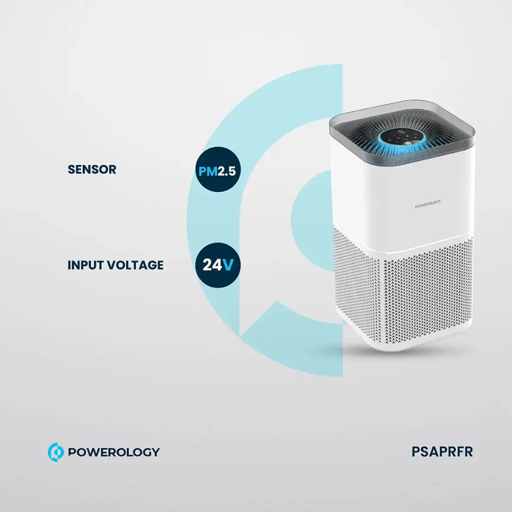 Powerology Smart Air Purifier – 3-Stage Filtration & 45㎡ Coverage