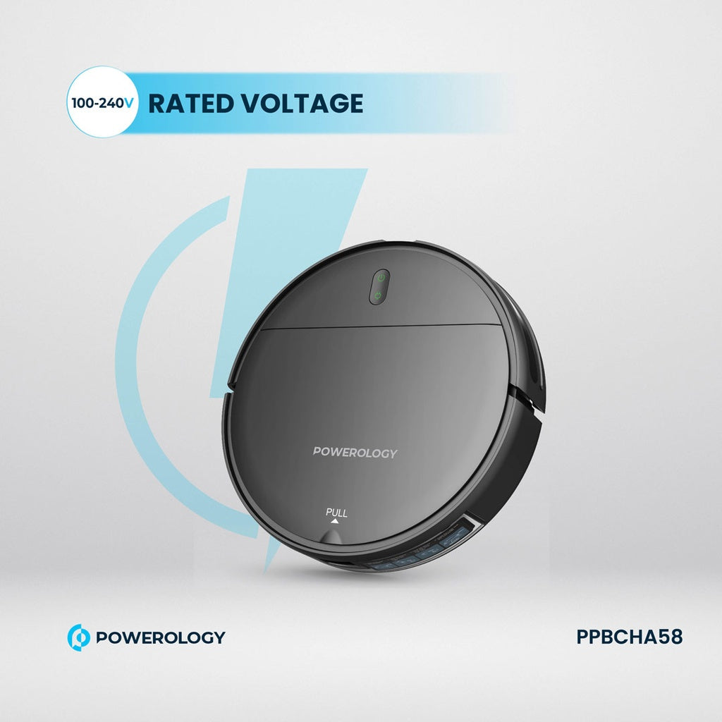 روبوت باورولوجي ذكي للكنس والمسح - أسود