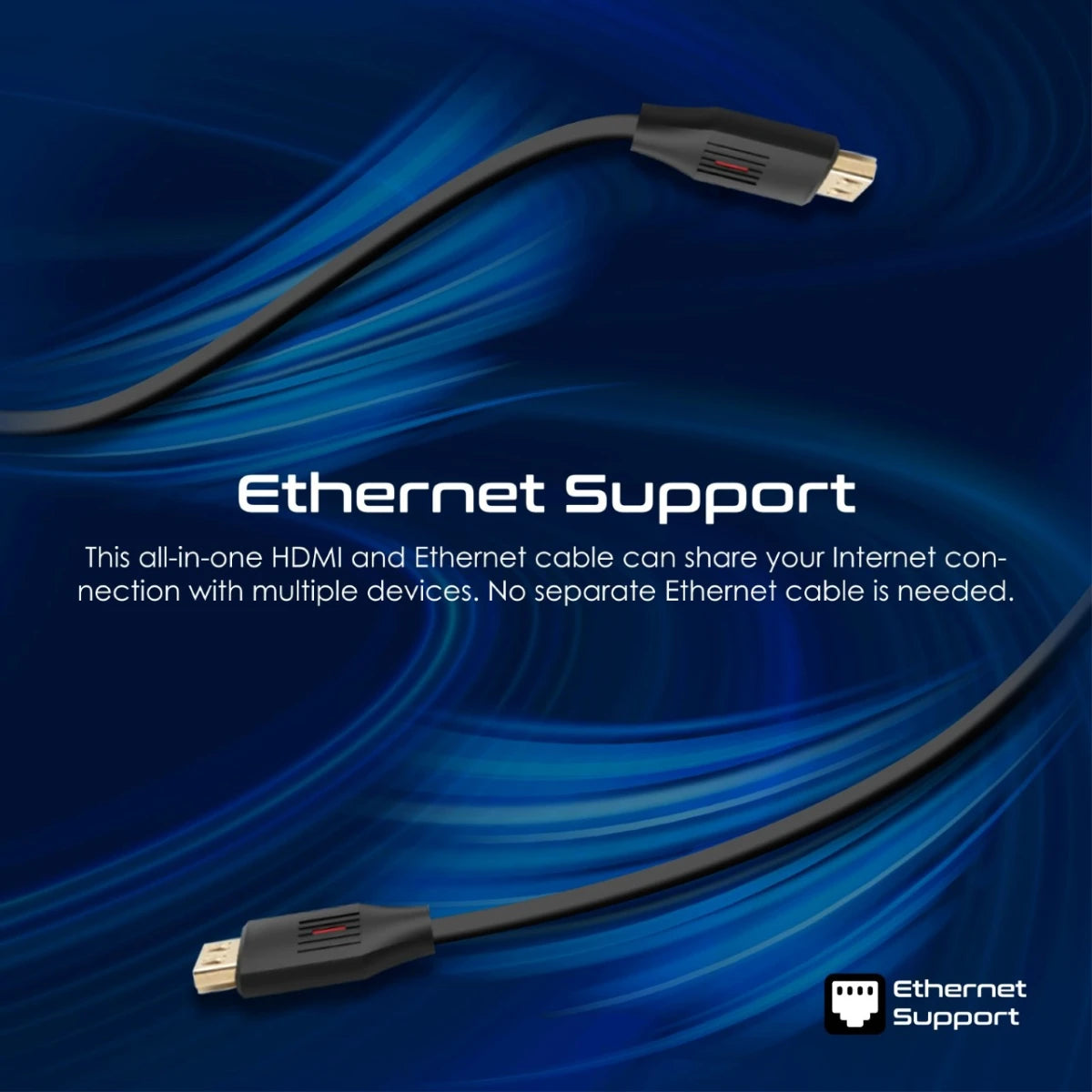 كيبل HDMI نحيف 4K Promate ProLink4K60 بطول 10م