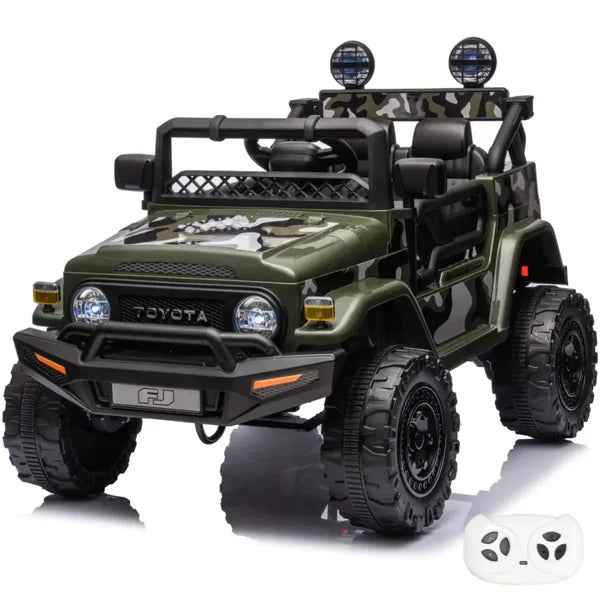 Toyota FJ Cruiser Licensed R/C Ride-On Car – 12V 4-Motors