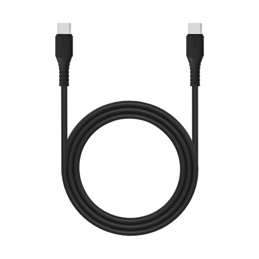 RockRose Alpha CC1 USB C to USB C Cable 60W Fast Charging - Black