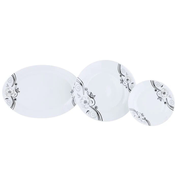 Royalford RF9989 Floria 49-Piece Elegant Dinner Set