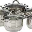 Royalford RF10390 10Pcs Stainless Steel Cookware Set