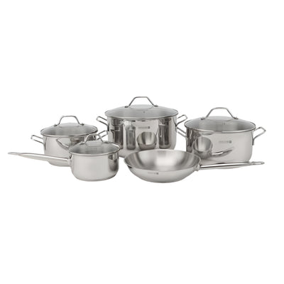 Royalford RF10978 9Pcs Stainless Steel Cookware Set