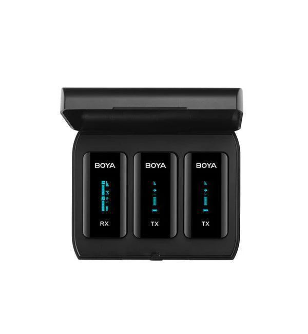 مايك لاسلكي مزدوج BOYA BY-XM6-S2 احترافي بحجم صغير