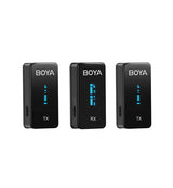 مايك لاسلكي مزدوج BOYA BY-XM6-S2 احترافي بحجم صغير