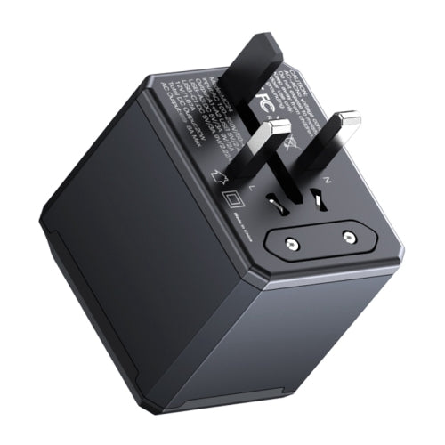 Yesido Universal Travel Adapter Plug 20W 3 USB + Type-C Ports Multi-function