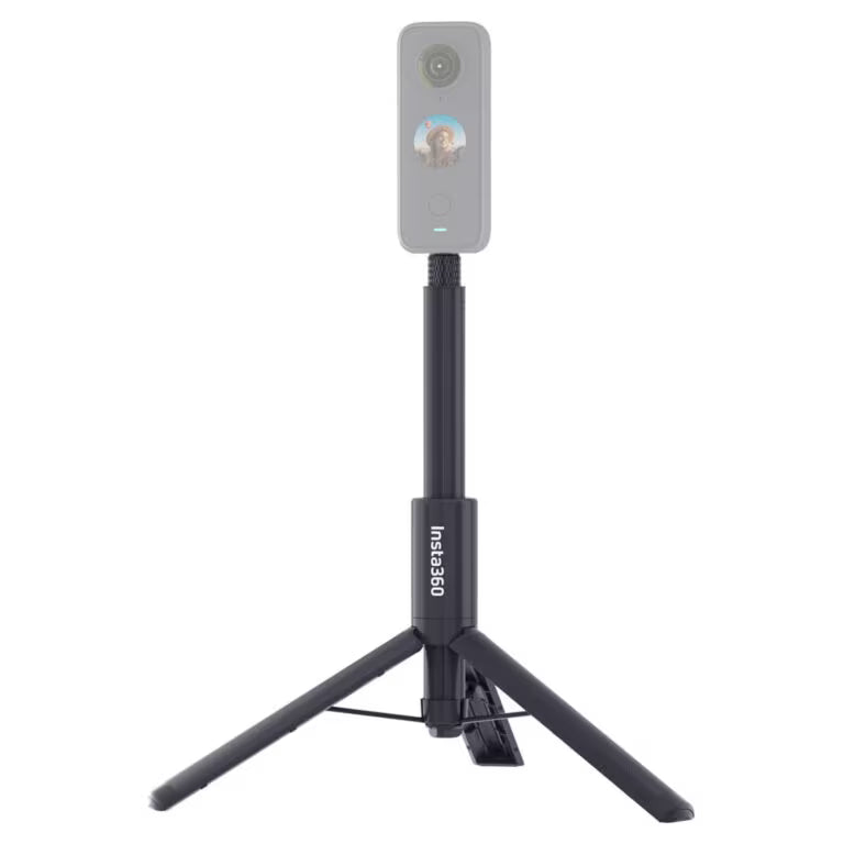 Insta360 Invisible Selfie Stick + Tripod – 2-in-1, Extendable 24.5–109cm, Disappears in 360° Shots