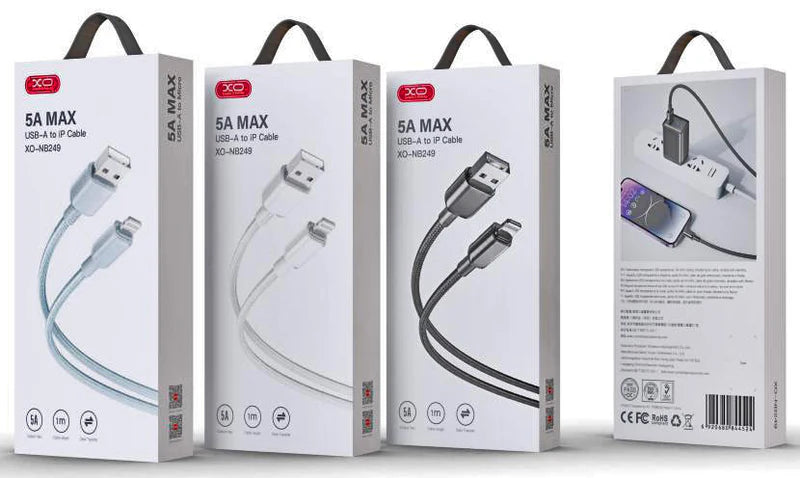 XO USB to Lightning Charger Cable – 1M