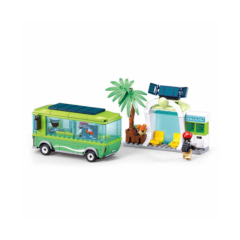 Sluban Metropolis Electric Bus Building Set M38-B1261 | 239 Pieces