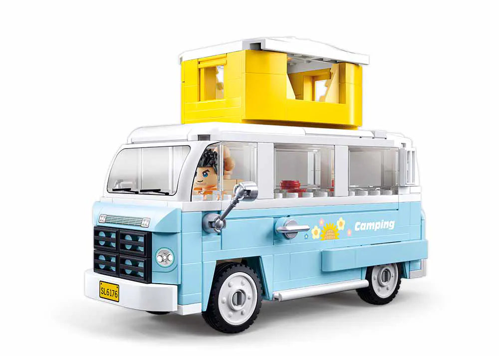 Sluban مجموعة التخييم | 265 قطعة مكعبات تركيب