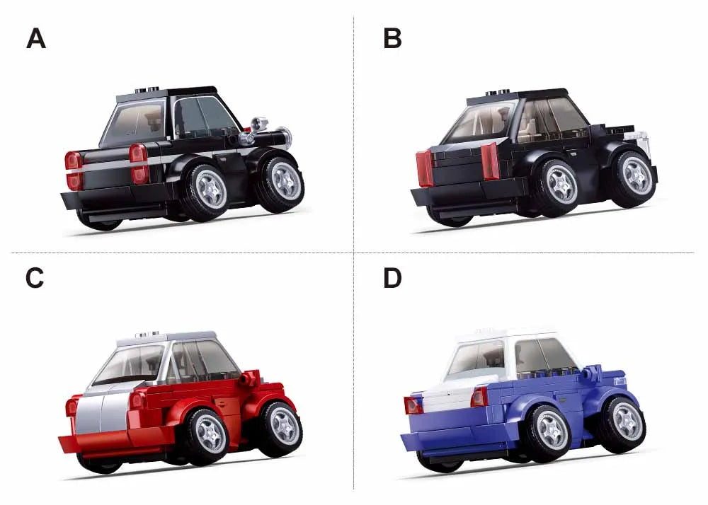 Sluban MCAR Hell of Flush 1-4 | Set M38-B1202 | Kids Building Toy