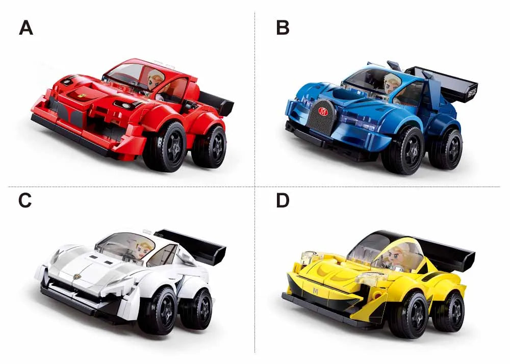 Sluban MCAR Hell of Flush 5-8 | Set M38-B1203 | Kids Building Toy