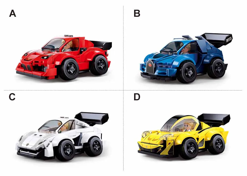 Sluban MCAR Hell of Flush 5-8 | Set M38-B1203 | Kids Building Toy