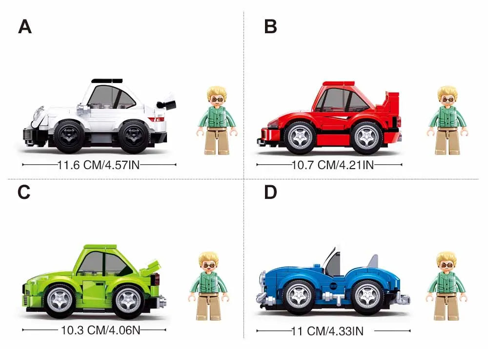 Sluban MCAR Hell of Flush 9-12 | Set M38-B1205 | Kids Building Toy