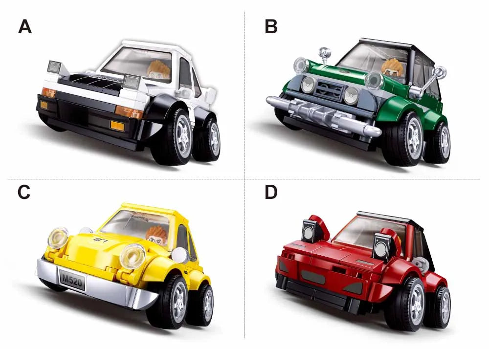 Sluban MCAR Hell of Flush 13-16 | Set M38-B1206 | Kids Building Toy