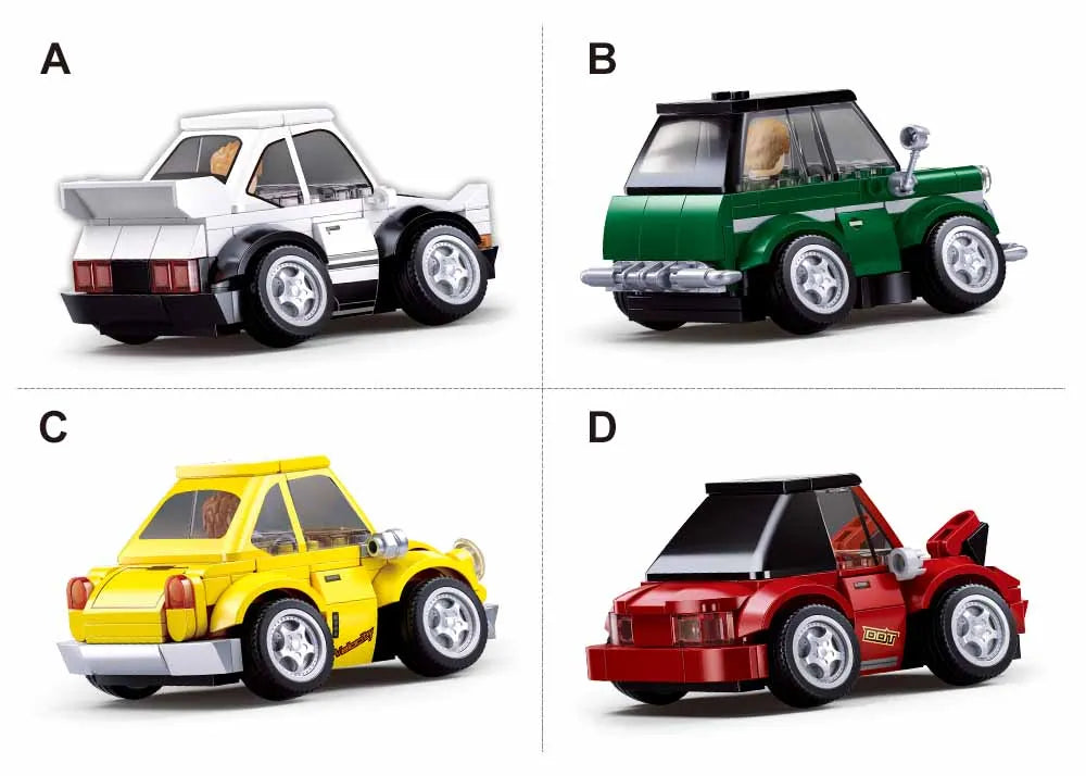 Sluban MCAR Hell of Flush 13-16 | Set M38-B1206 | Kids Building Toy