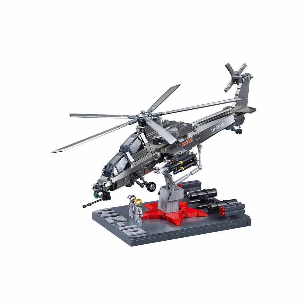 Sluban W10-S Helicopter Building Set 914 Pieces | M38-B1233