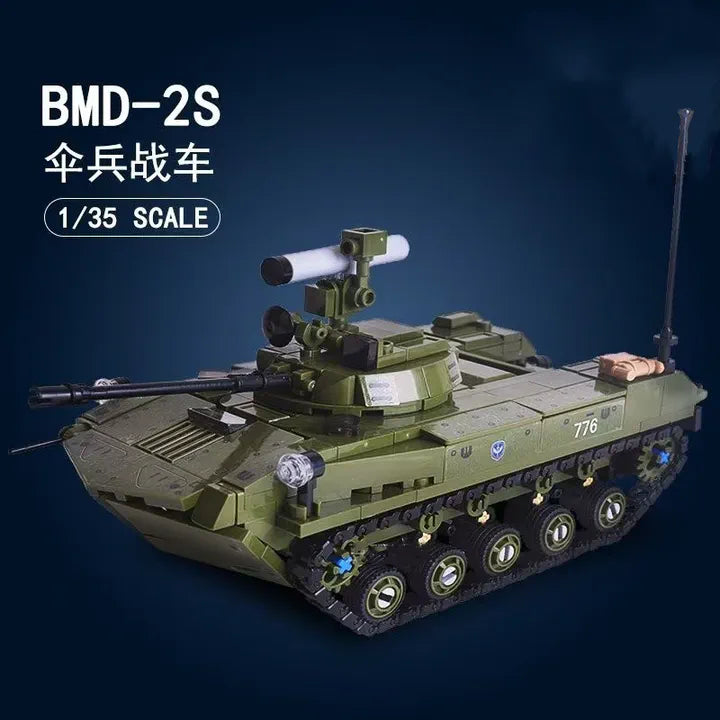 دبابة BMD-2S Sluban 1:35 | 530 قطعة تركيب